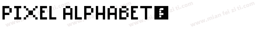 Pixel Alphabet字体转换